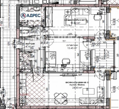 Apartamento de dos dormitorios, en un nuevo proyecto residencial extremadamente lujoso, con una excelente ubicación en el distrito. Juventud. El apartamento consta de una sala de estar de 25 metros cuadrados, dos dormitorios de 16 y 13 metros cuadrad...