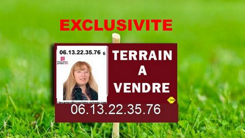 Prix : 75.990 euros - Blaru 78270 (très proche de Vernon 27200 et de Bonnières sur Seine 78270 - Terrain à bâtir plat de 483 m2 non viabilisé - lot avant - Viabilisation à la charge de l'acquéreur (eau, électricité, téléphone et tout à l'égout en bor...