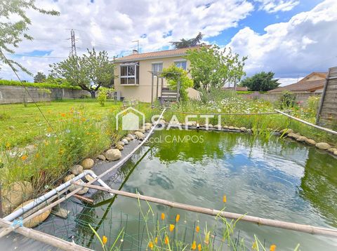 Maison de 82 m² sur un terrain de 1650m² avec dépendance