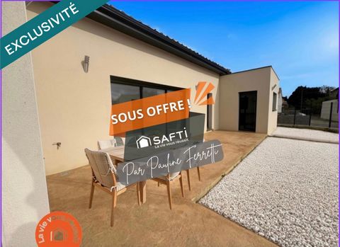 VILLA T4 114m2, 3 FACES, PLAIN PIED AVEC JARDIN 367m2 et GARAGE