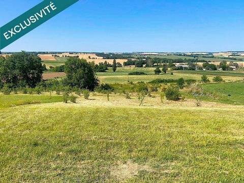 Terrain à bâtir avec vue imprenable – L’Isle-Jourdain