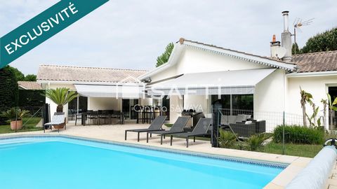 Superbe maison plain-pied baignée de lumière avec double garage et piscine