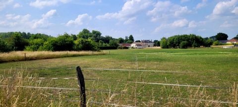 Terrain constructible à viabiliser de 6095 m²