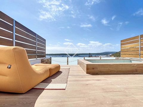 Lucas Fox presents this exclusive new build luxury semi-detached house measuring 178 m² and totaling 95 m² of terraces, with a private pool, private garage for two vehicles, and distant views of Fornells Bay. It is located in a complex comprising a t...