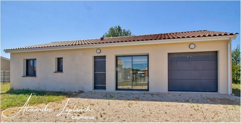 Dpt Tarn et Garonne (82), à vendre BRESSOLS villa neuve de plain-pied, jardin piscinable, avec garage, FRAIS DE NOTAIRE REDUITS