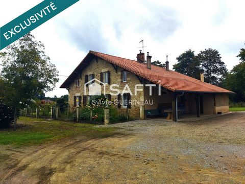 Corps de ferme: 1 maison de 170 m2 + 4 dépendances