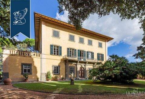 Close to Pisa find this wonderful property in Italy of 1220 m2 and surrounded by 1000 m2 grounds. The interior of the villa is enriched by big and precious wall paintings made with the use of pure gold. The third floor is occupied by an attic and at ...