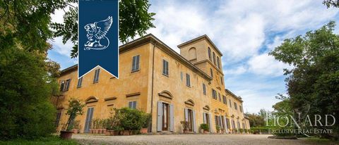 This splendid period villa, located just a few kilometres from Florence is for sale. With a total surface of 2880 m2, the property boasts 3000 m2 garden on the south side. Also there are 3 hectares of parkland featuring a charming small lake and tree...
