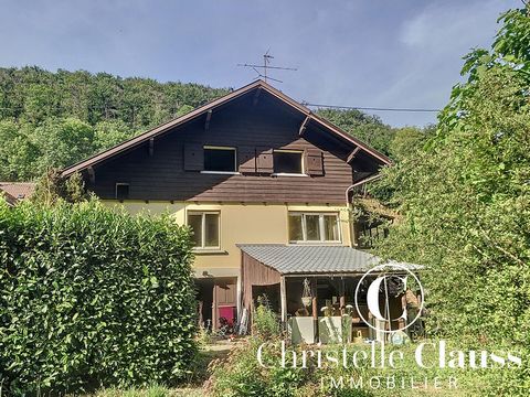 En un entorno tranquilo y verde, Christelle CLAUSS THANN le ofrece esta encantadora casa de 140 m2 en más de 1100 m2 de terreno. La casa consta de: En la planta baja, entrada, aseo, cocina, comedor, dormitorio, sala de estar, comedor, porche. Arriba,...