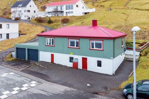 This charming 2-bedroom apartment is located in the quiet neighborhood of Argjaboðagøta. It offers a comfortable home away from home while you explore this beautiful island nation. From the apartment you can step out and experience the peace and tran...