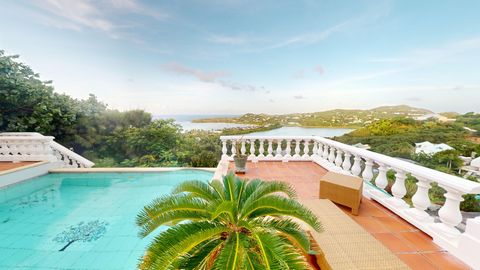 Située sur les hauteurs de Marigot : spacieuse villa avec d'agréables volumes. Tous les espaces de vie ainsi que les terrasses benéficent de la superbe vue mer . Elle est composée de 3 chambres dont la Master avec terrasse vue mer Features: - Garden ...