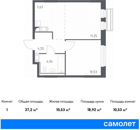 Продается 1-комн. квартира. Квартира расположена на 3 этаже 9 этажного монолитного дома (Корпус 61, Секция 5) в ЖК «Рублевский Квартал» от группы «Самолет». «Рублевский квартал» — жилой комплекс комфорт-класса в Московской области. Проект строится в ...