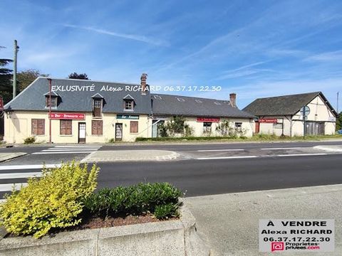 Alexa RICHARD Propriétés privées en exclusivité J'ai le plaisir de vous faire découvrir cette immeuble ancien restaurant routier avec dépendance et parking d'une superficie de 282m2 environ. Axe Départementale 613 Rez-de-chaussée Entrée bar avec sall...