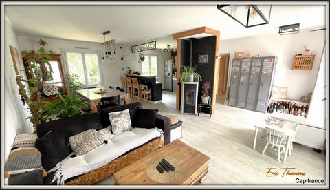 MAISON de 128 m² hab avec 3 chambres de plain-pieds, terrain de 575m²