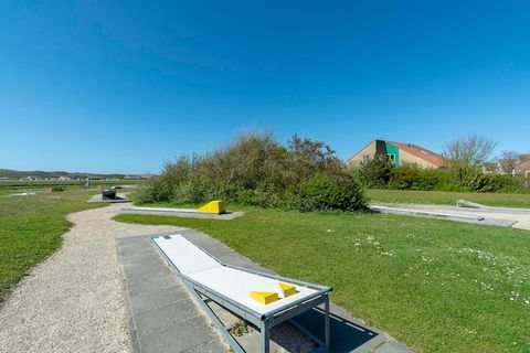 This modern 6-person villa at Julianadorp aan Zee offers a perfect family seaside getaway, just a short walk from the wide sandy beach. Located on holiday park Ooghduyne, the property features a 9-hole golf course and a subtropical swimming pool (for...