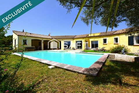 10mn de carcassonne, villa plain-pied, 224m², piscine, pool-house, sauna, garage