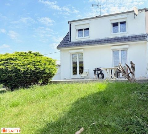 Maison,semi-individuelle,3 chambres ,garage, secteur recherché !!!