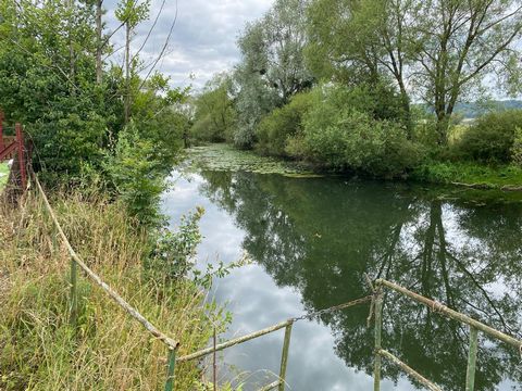 Terrain de loisir au bord de la rivière