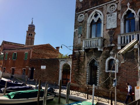 Venice, Murano, the famous island of glass. Strategically placed, maybe the best location in town, between the old gardens of an ancient gothic venetian building, 5th century walls and old glass furnaces of the fifties, here’s a great urban regenerat...