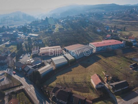 Samobor Production and storage space with a total area of 8,200 m2 built in 3 buildings on a plot of 15,000 m2 (production facilities, warehouses, halls, showroom and offices) with about 60 parking lots, all new, built in 2 phases in 2010 and 2015.Bu...