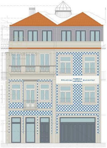 Charming 1 bedroom apartment under construction to buy, next to Batalha, Porto. In a building with a period characteristic, in the heart of the historic center of Porto, next to the main monuments monuments, between the squares of Batalha and Poveiro...