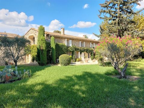 SENAS . 26 minutes from the bustling historical city of Aix en Provence, in a charming village called Senas, superb large countryside property with 2 pools, tennis court and outbuildings. Set in more than 3.35 hectares of stunning parkland planted wi...