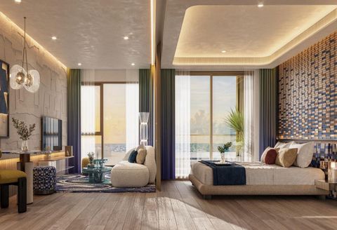 Luxury 1-bedroom apartments with an area of 40 sq.m . in a prestigious complex, just 50 meters from the picturesque Layan beach, invite you to the world of luxury and comfort. This project impresses with its original design solutions, both in the ext...