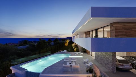 Villa Brisa de Mar, moderne luxe villa te koop Cumbre del Sol, Benitachell (Costa Blanca, Alicante).Uitstekende ligging,omsloten complex, spectaculaire zeezichten, 3 slaapkamers, 4 badkamers en uitstekende kwaliteiten