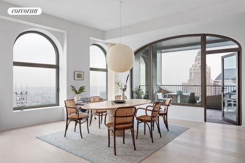 Developed by Lightstone, 130 William redefines the Lower Manhattan skyline with its hand-cast concrete facade creating a striking form against the cityscape. Panoramic skyline vistas span from river to river, over Manhattan and beyond. 130 William is...