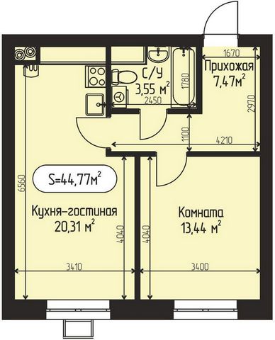 К продаже предлагается просторные квартиры в квартале «Дружба» в жилом комплексе «Мечта». Все они отличаются наличием кухни-гостиной площадью от 20 до 22 квадратных метров. При этом покупателям предоставляется выбор из пяти вариантов дизайнерской отд...