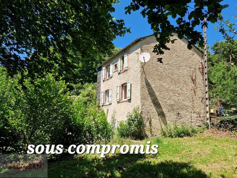 For sale, Tarn (81), near Vabre house on its land. Between Albi, Castres and Lacaune in a hamlet of 4 houses, one of which is inhabited all year round: this independent house offers living room, kitchen, 2 bedrooms and a cellar complete with a superb...