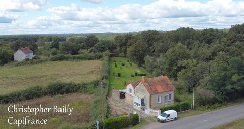 Maison de campagne avec un joli terrain clos et arboré de 2500 m²