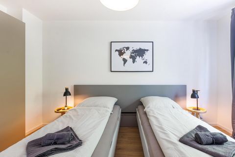 Alle Appartements wurden 2022 frisch saniert und sind ca. 50 qm groß. Die Appartements verteilen sich auf vier Etagen. Durch zwei getrennte Schlafzimmer sind sie ideal für Familien aber auch kleine Handwerkergruppen geeignet. Auch für Alleinreisende ...