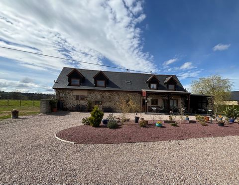 Longère en pierre, 153 m², 4 ch, terrain 4193m², Valdallière