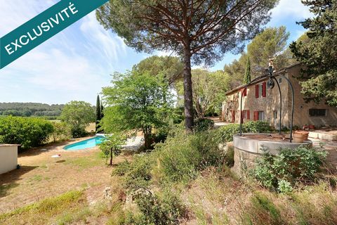 Lambesc, Mas traditionnel d'environ 220m² sur 4 ha