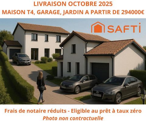 Maison neuve de 84m² avec garage