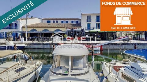 Fond de commerce LE BELEM, Bar restaurant première ligne port Marseillan ville