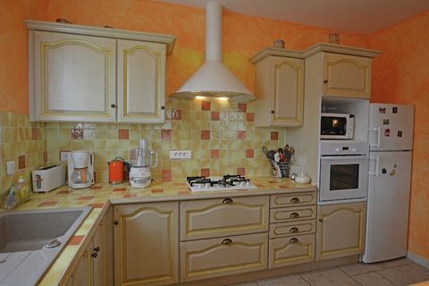 Located on Montée de Cadière in Saint-Laurent-de-Carnols, this attractive 3-bedroom villa is perfect for a family or group of six. It features a private swimming pool and a roofed terrace, ideal for unwinding after a day of exploring. With a restaura...