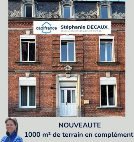 ? A VENDRE - BELLE MAISON DE MAÎTRE 185 M² + 1000 m² de terrain - WIGNEHIES (59)
