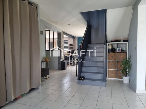 Maison moderne et très spacieuse de 155 m², 4 ch, lumineuse et confort