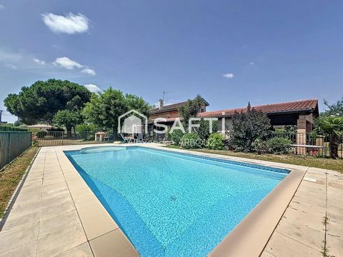 Maison familiale avec piscine sur 1500m2 arborés
