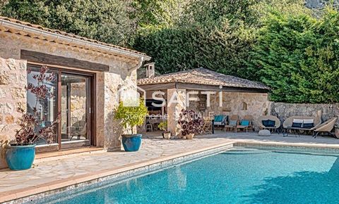 Tourrettes-sur-Loup – Maison de caractère avec vue mer, un écrin de sérénité