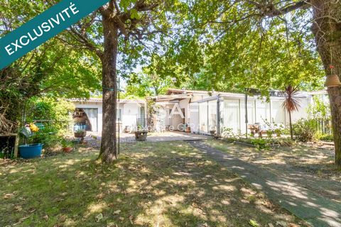 Maison 2 chambres sur terrain de 725 m²