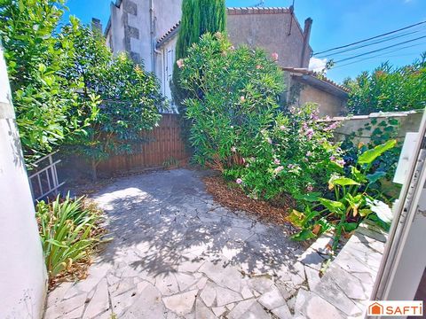 Charmante maison de ville, garage et jardin