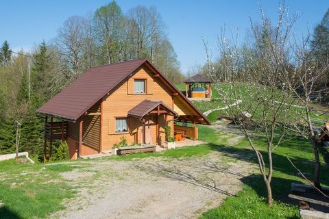 Made largely from wood, this is an adorable 2-bedroom holiday home in Brod Moravice with a swimming pool and private roofed terrace. It is perfect to bring together a family or a group of 6 members. The holiday home is surrounded by nature. You will ...