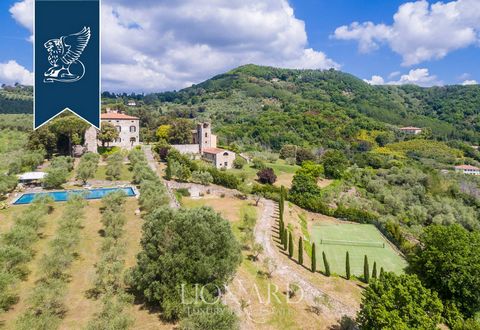 This luxury period estate for sale is located near Pisa. This three-storey property is entirely made of stone, has three small towers, measures 1,200 m2 and features spacious and bright rooms decorated with frescoes. This property is surrounded by a ...