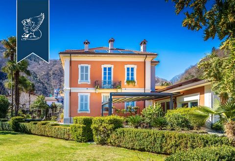 A stunning, finely-renovated period villa for sale just above the centre of a lovely town on the shores of Lake Maggiore, close to the border with Switzerland. A richly planted garden of 1,500 sqm ensures perfect privacy for the villa, offering all t...
