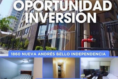 Belle opportunité d’investissement ! A vendre appartement situé à Nueva Andrés Bello - Independencia, à seulement 10 minutes du métro Hospitales. Profitez d’un emplacement idéal avec un accès facile aux services commerciaux et une connectivité inégal...