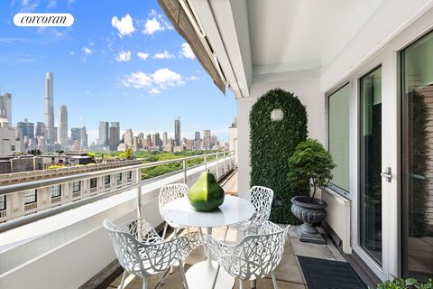 Step inside this immaculate duplex, located on the top floor of Fifth Avenue and 72nd Street. Spanning approx. 4,000 interior square feet; featuring one terrace and two balconies. No stone was left unturned when designing this bespoke residence. Two ...