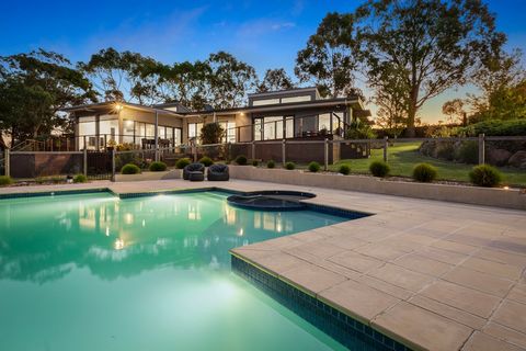 Shrouded in peaceful seclusion minutes from the heart of Mornington, this expansive and contemporary sanctuary on ten beautiful acres (approx) is a beacon of family excellence and refined semi-rural living, indulging in warm-hearted hospitality, leis...